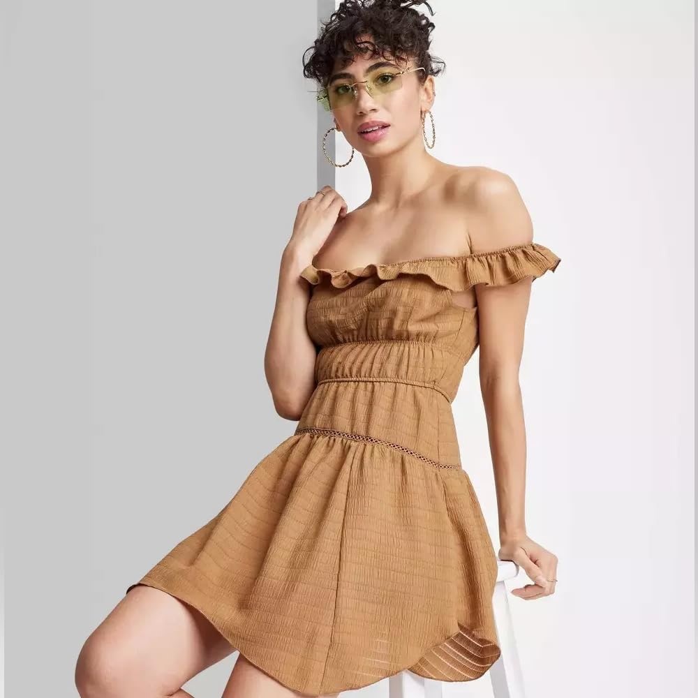 Wild Fable Cottagecore Ruffled Dress